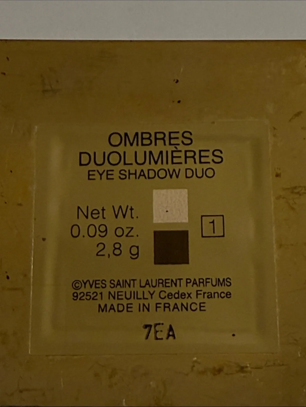 Yves Saint Laurent Ombres Duolumieres Champagne & Shimmery Bronze Eyeshadow Duo